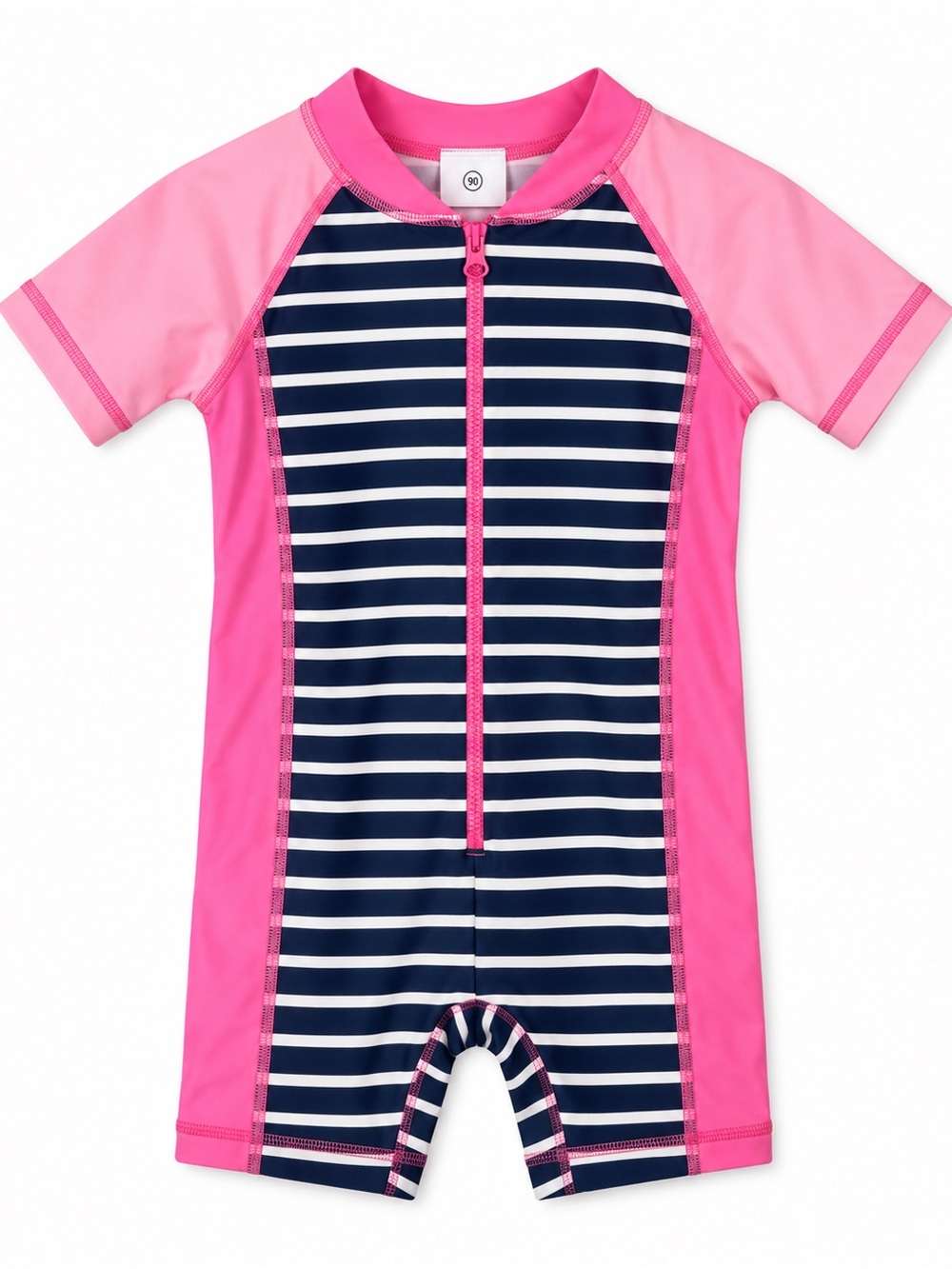 Hanna Andersson Stripe Colorblock Short Rashguard